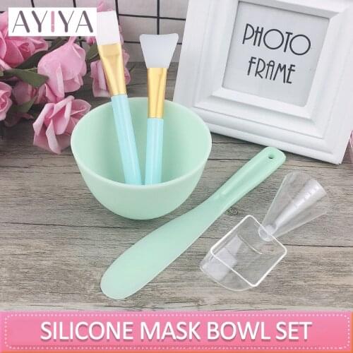 DIY Face Mask Mixing Bowl Brushes Spoon Tools Set Home Facial Eye Body Mask Mud Mixing Lady Mask Mixing Tools Kit
