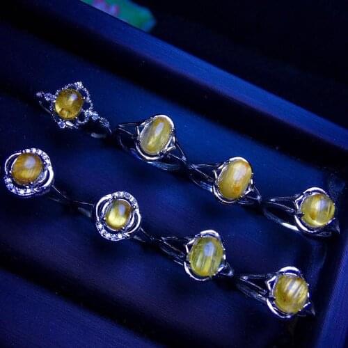 RongDe Jewelry Rings With Crystals