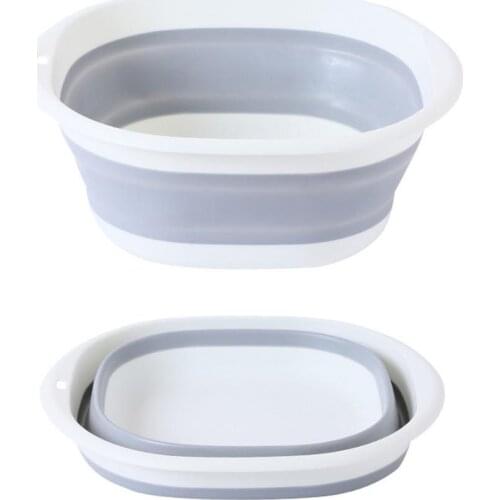 Collapsible Wash Basin Foldable Bucket Retractable Washing Up Bowl Travel Water Container Sink Bowl For Outdoor Camping Hiking