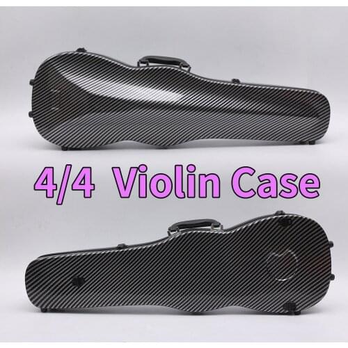 Yinfente Black 4/4 Violin Box Hard Case Carbon Composite light&strong