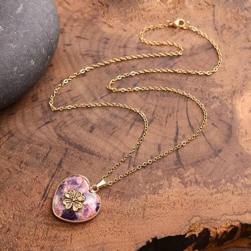 Love Charm Heart Pendant Female Intense Forever Chain Necklace
