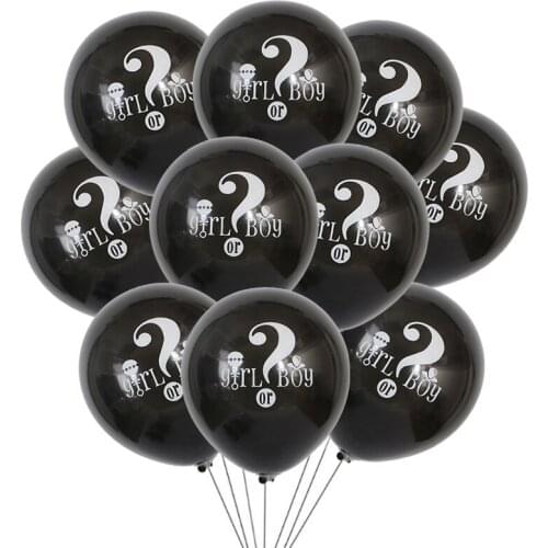 10 inch boy or girl balloon baby gender reveal balloon birthday party decoration latex balloon wholesale