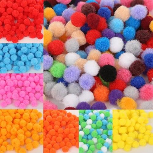 300PCS 10MM Multi Color Pompoms Soft Pom Poms Balls Handmade Craft DIY Home Garden&Wedding Decoration&Sewing Accessories Tools