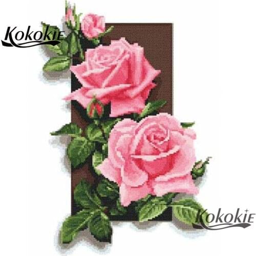 5D Diamond Embroidery flowers diy diamond painting with square stones full square Picture of Rhinestone handmade Diamond Mosaic