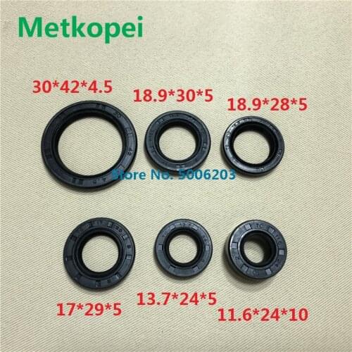 ATV motorcycle CD110 full complete engine oil seal rubber gear shaft seal for Thailand Honda 110cc CD 110 spare parts