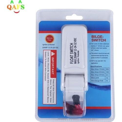 12V 1100GPH Automatic Bilge Pump Boat Submersible Pump Marine Float Switch U7W6