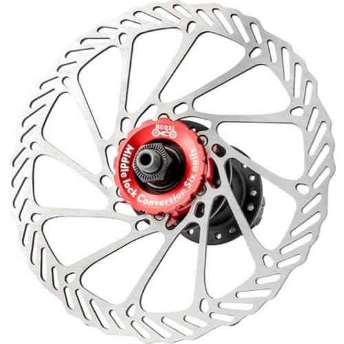 Sports Bicycle Centerlock To 6-hole Adapter Center Lock Conversion Brake Disc Center Lock For Cycling 6 Bolt