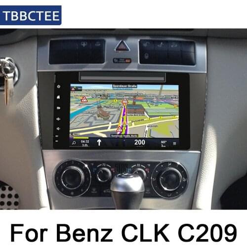 For Mercedes Benz CLK Class C209 A209 2000~2010 NTG Car Multimedia Player GPS Android Auto Radio DVD Navigation System