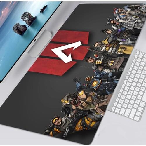 Apex Legends Keyboard Mousepad Computer Gaming XL 80x30cm Mouse Pad Anime Speed Padmouse Large Mouse Mats 90x30cm XXL Mausepad