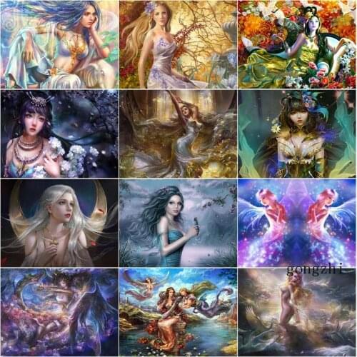5D Diy Diamond Painting Sexy Comic Girl Embroidery Full Round Square Drill Rhinestone Cross Stitch Mosaic Pictures Decor Gifts
