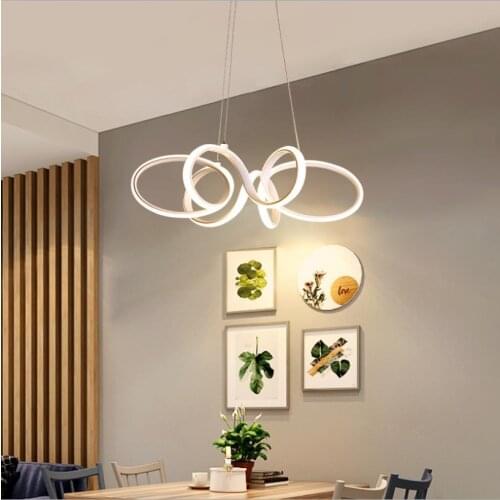 Living room chandelier simple modern lantern chandelier creative personality postmodern Nordic lamps