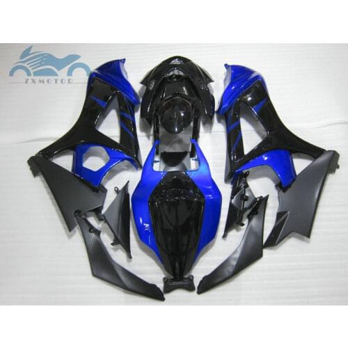 Custom Fairing set for SUZUKI 2007 2008 GSXR1000 K7 ABS road racing motorcycle fairings kit GSX R1000 07 08 blue black bodywork