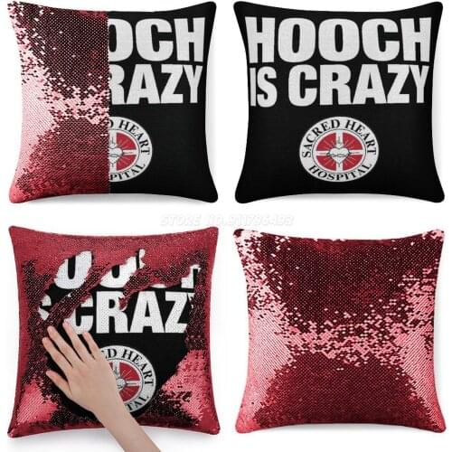 Hooch IS Crazy Sequin Pillowcase Cafe Home Decor Color Changing Pillowcase Scrubs Sacred Heart Jd and Turk Jd Turk Donald Faison