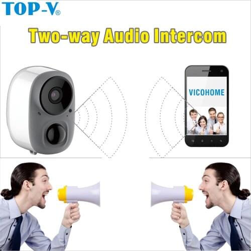 Most Popular HD 1080P Night Vision Waterproof 135 Degree Low-power Intelligent WIFI Camera For Home And Outdoor