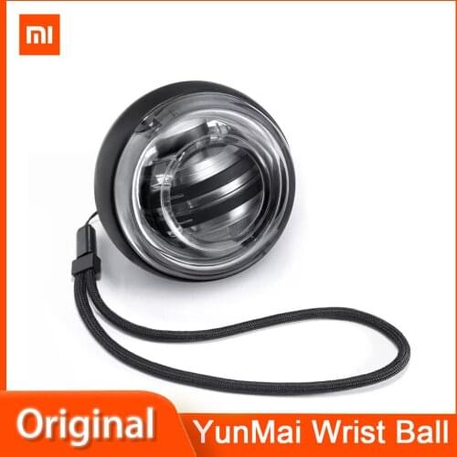 Xiaomi Yunmai Wrist Ball Powerball LED Gyroball Spinner Antistress Toy Fitness Equipment Arm Carpal Exerciser Muscle Power Ball