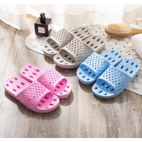 Bathroom Slippers EVA Home Slippers Hollow Leaky Light Slippers Couple Breathable Slippers Men Shoes Men Slippers Women Slippers