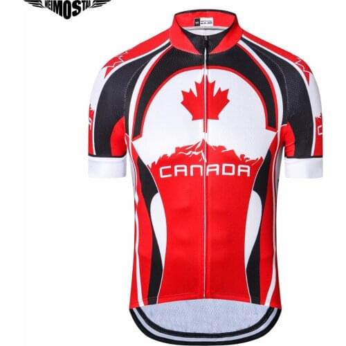 WEIMOSTAR Maple Canada Cycling Jersey Clothing Men Summer MTB Outdoor team Bicycle Clothes Wear Shirt Ropa Ciclismo Bike Jersey
