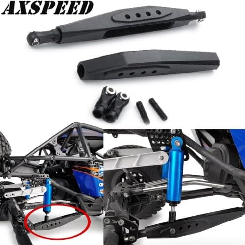 RC Car Rear Lower Suspension Arms Link Lever OP Swing Arm Pull Rod with Steering Rod Kit for 1:10 Wraith Vehicle Linkage