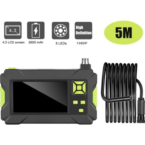 P30 Green Hand-held Endoscopes Industrial 4.3inch High-definition 1080P Display Screen Borescope