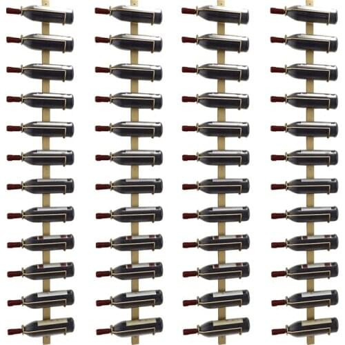 Iron Wall Mounted Wine Rack Creative Wine Bottle Rack Holder bar storage wine room Cabinet Flat/Tilted Types 4-10 Bottle