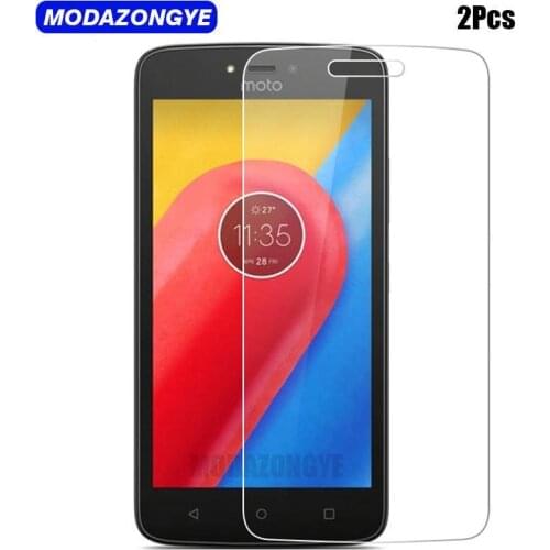 2Pcs For Screen Protector Motorola Moto C Plus Tempered Glass For Lenovo Motorola Moto C Plus XT1723 XT1724 2017 Protective Film