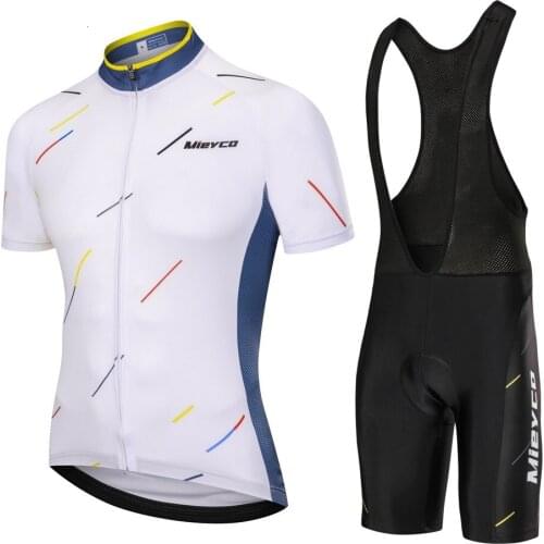 2020 Mieyco Summer Mountain Bike Short-Sleeved Cycling Jersey Kit Breathable Quick-Dry Men Riding Shirts Bib/Shorts Sets Racing