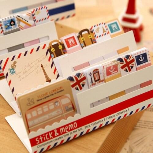 3pcs w31 Lovely England w57 Beautiful w42 Cat Memo Pad Index Creative Cute Kids For Student Children 365 Sticky Notes