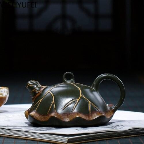 Authentic Yixing Tea Pot Upscale Handmade Purple Clay Teapots Raw ore Beauty Kettle Chinese Tea Ceremony Customized Gifts 320ml