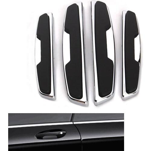 BBQ@FUKACar Front/ Rear Door Side Edge Bumper Anti-Collision Strips Anti Rub Bars Trims Fit for Acura BMW X3 Honda CRV Jeep ect