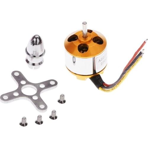YiTao(TM) A2212/5T 2700KV Brushless Outrunner Motor with Mount for Aircraft Airplane Brushless Motor