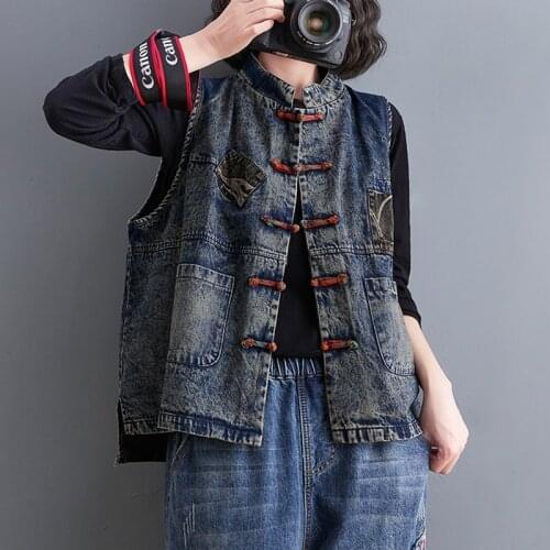 Женские джинсовые жилеты BORISOVICH China At AliExpress