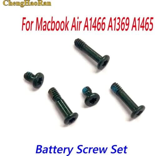 ChengHaoRan 1set for Apple MacBook Air A1466 A1369 Battery Scew Screws