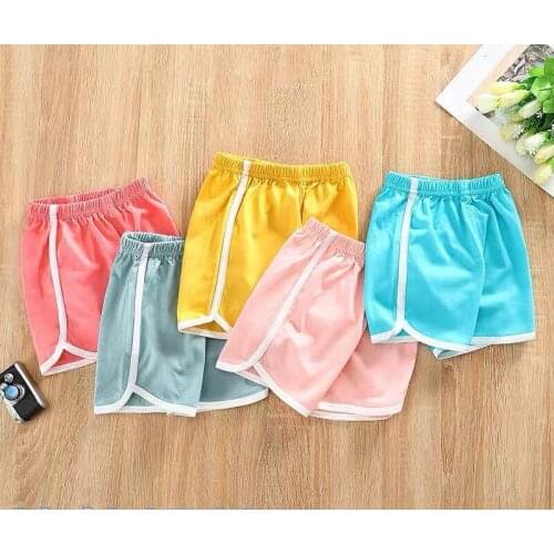 Childrens Shorts Cotton Summer Kids Short Pants For Boys Girls 1 2 3 4 5 6 Y Child Beach Shorts Infant Baby Summer Clothes