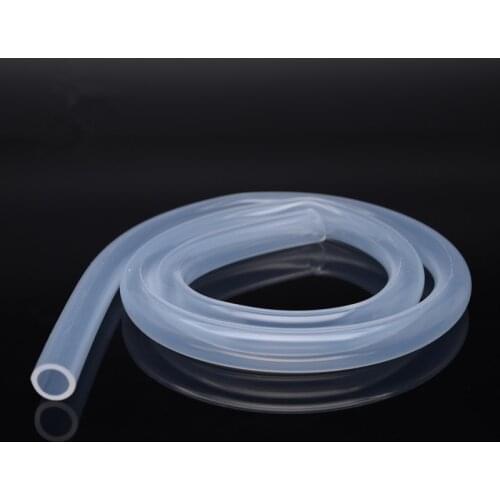 1M Food Grade Clear Transparent Silicone Rubber Hose 4 5 6 7 8 9 10 11 12 14 16 mm Out Diameter Flexible Silicone Tube
