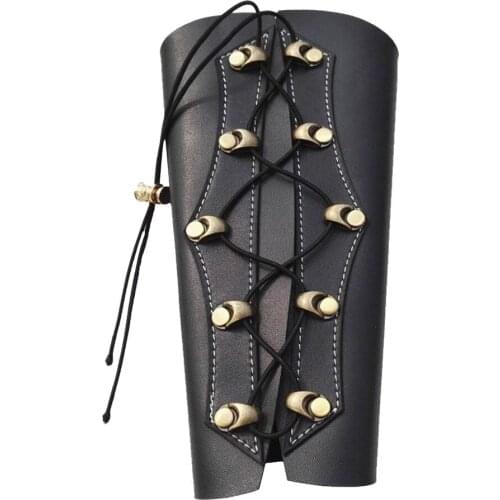 Leather Arm Finger Protection Hunting/Shooting Bow Protection Outdoor Protection Tool Outdoor Hunting Accessories