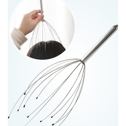 12 claw scratching head massage device head scratching itch device manual head meridian massage soul extractor
