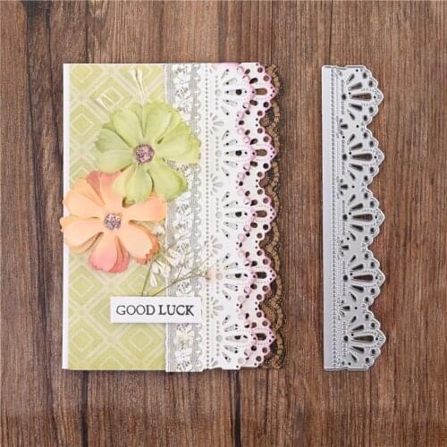 Metal Cutting Dies Lace Flower Border Diy Scrapbooking Photo Album Decorative Embossing PaperCard Crafts Die 2020 Cutter Punch