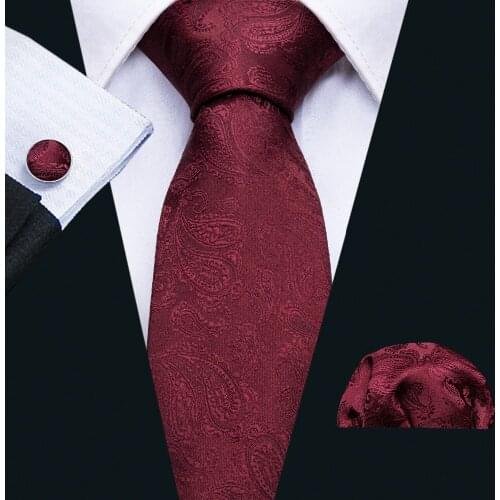 New Fashion Accessories Necktie High Quality 8.5cm Mens Ties For Suit Business Wedding Casual Red Silk Tie For Men FA-5068