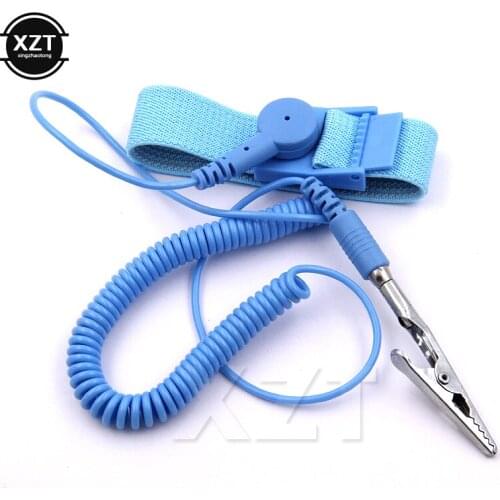 Newest ESD Wrist Strap alligator clip Anti Static Discharge Band Grounding Prevent Static Shock