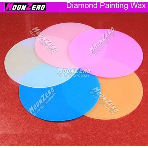 New Diy Diamond Painting Tool Accessory Colorful Round,Square Big Size Wax Colorful Stick Diamond Material Glue Clay