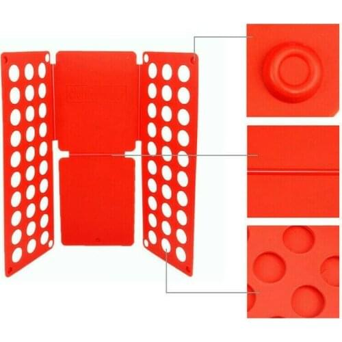 Official Magic Clothes Folding Board T-Shirt Quick Folders Organizer Laundry Plastic New