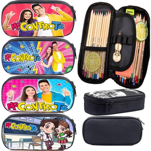 Students Me Contro Te Pencil Case Children Cartoon Anime Pencil Box Boys Girls Functionary Pen Bag Kids Zipper Stationery Bags