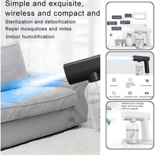 Atomization 2 Colors Electric USB Blue Light Steam Fogger for Public Area