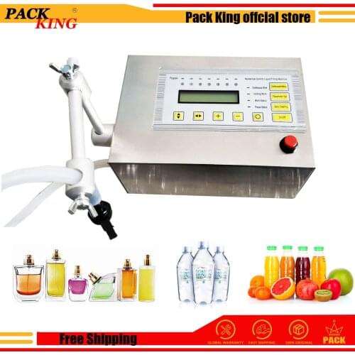Liquid Filling Machine Digital Control Drink Filler Mini Electric Lcd Display Water Oil Perfume Milk Cnc Pump Filler 0-4000ml