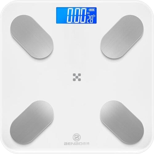 Smart light energy charging body fat monitors home accurate weight monitoring manager fashion portable measuring instrument