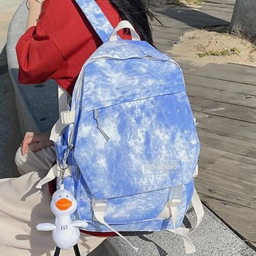 2021 Fashion Women Backpack for Girls School Bag Casual Female Bookbag Canvas Softback Bagpacks Ladies Waterproof Backpacks Pack