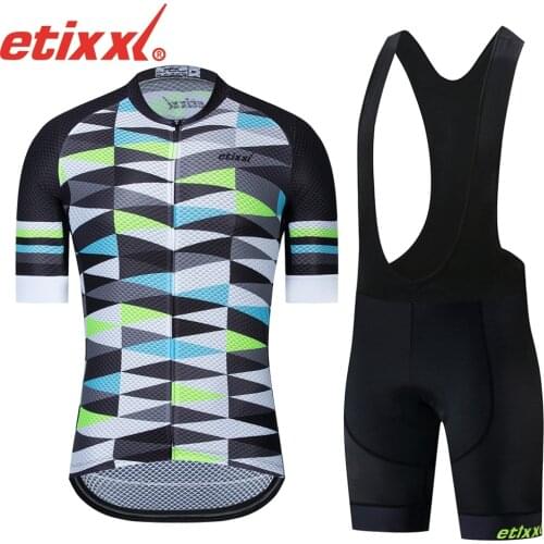 2021 Cycling Jersey Set MTB Road Bicycle Clothing Breathable Mountain Bike Clothes Quick-Dry Cycling Set