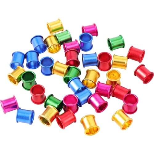 500pcs Multicolor Pigeon Aluminum Foot Ring With Word Earrings Quality Durable Bird Ring Racing Pigeon Foot Ring Bird Tools