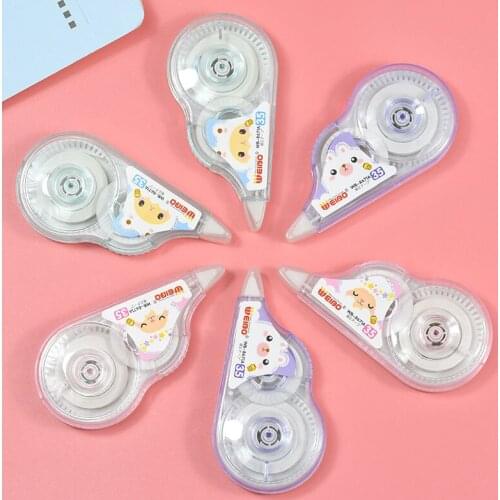 8671A 2pcs/card Plastic Correction Tape white out Normal Office & School Supplies free shipping