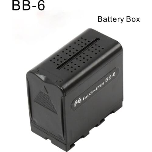 BB-6 battery AA battery box, 6 pcs, battery holder, as series power supply, for video / monitor light panel